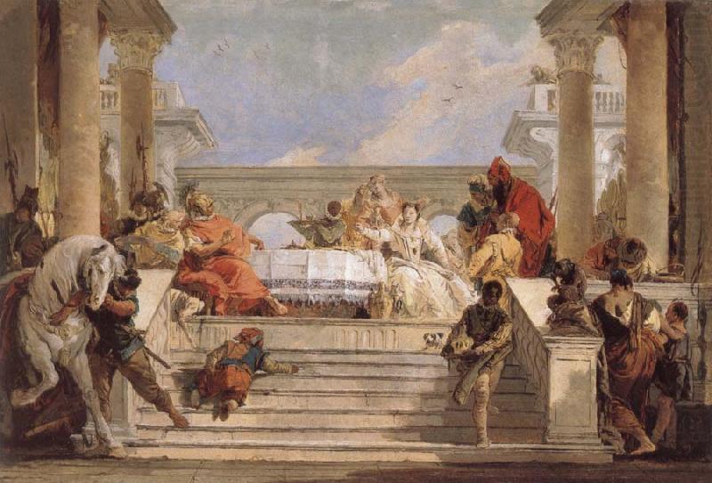 THe Banquet of Cleopatra, Giovanni Battista Tiepolo